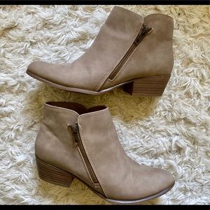 Beige Booties